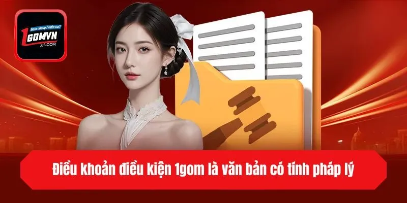 Điều khoản điều kiện 1gom là văn bản có tính pháp lý