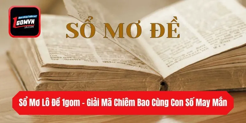 Sổ Mơ Lô Đề 1gom - Giải Mã Chiêm Bao Cùng Con Số May Mắn